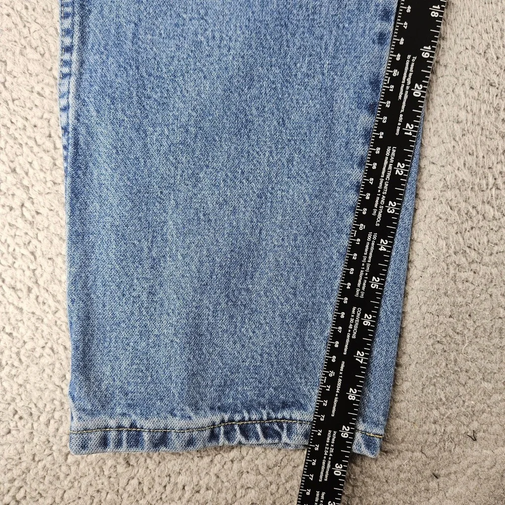 Wrangler Jeans Mens 36x30 Blue Denim George Strait Cowboy Cut Straight Western